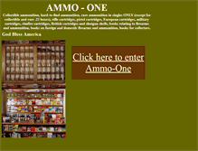 Tablet Screenshot of ammo-one.com